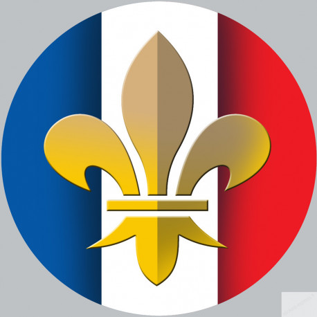Royaliste Français (10x10cm) - Sticker/autocollant