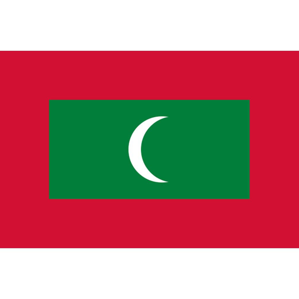 Drapeau Maldives (19.5x13cm) - Sticker/autocollant