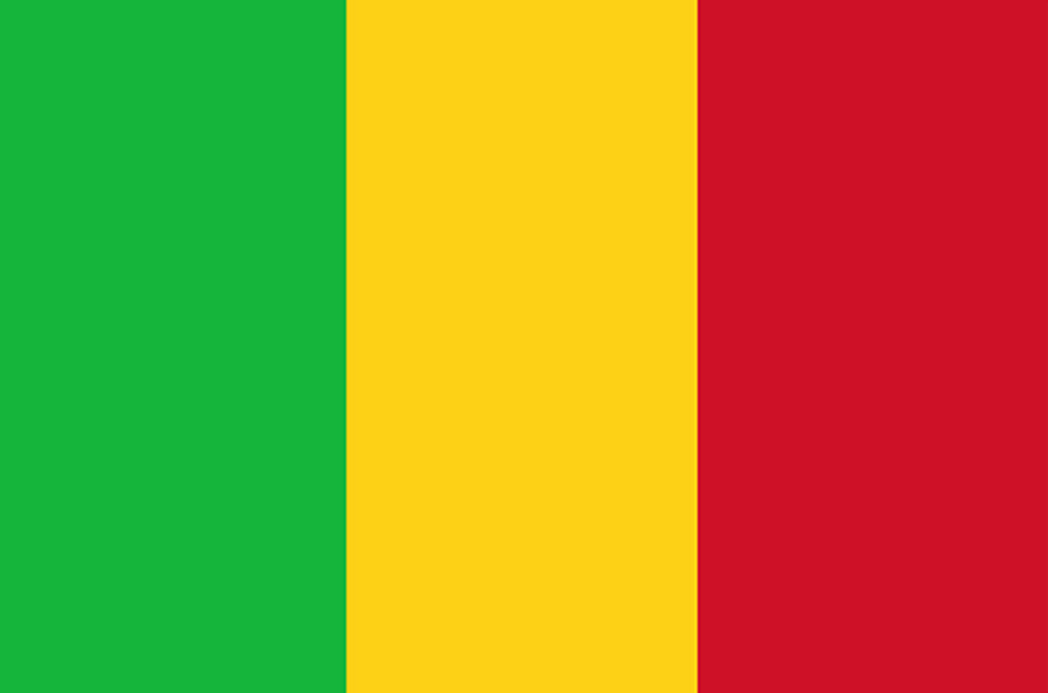 Drapeau Mali (15x10cm) - Sticker/autocollant