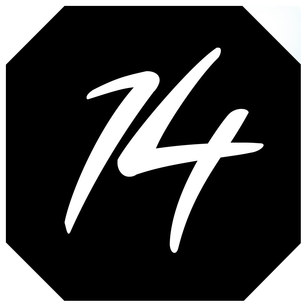 numéro de boite aux lettres 14 - architecte 10x10cm - Sticker/autocollant