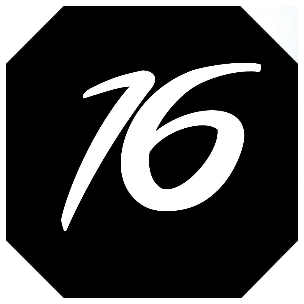 numéro de boite aux lettres 16 - architecte 10x10cm - Sticker/autocollant