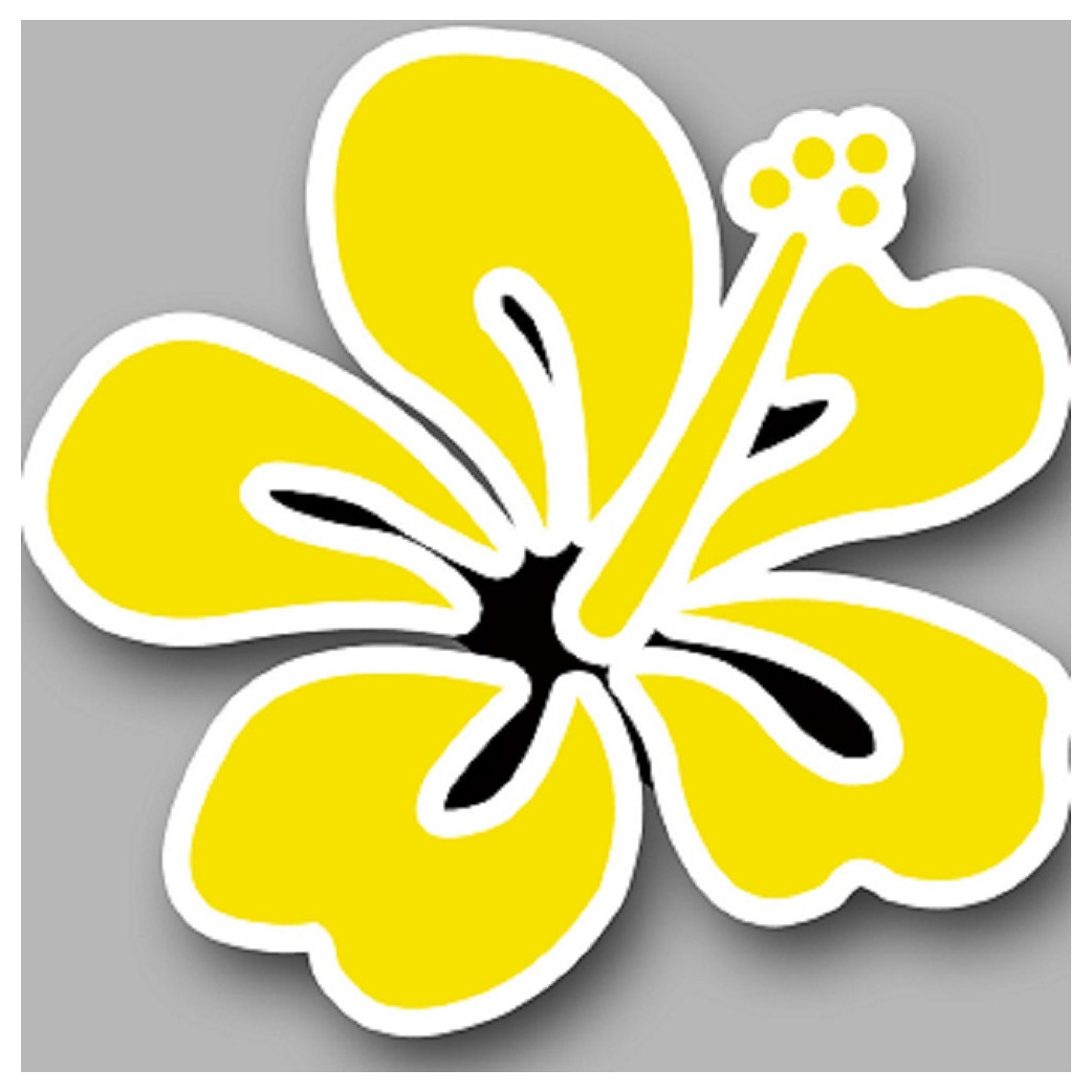 Repère fleur 8 - 5cm - Sticker/autocollant