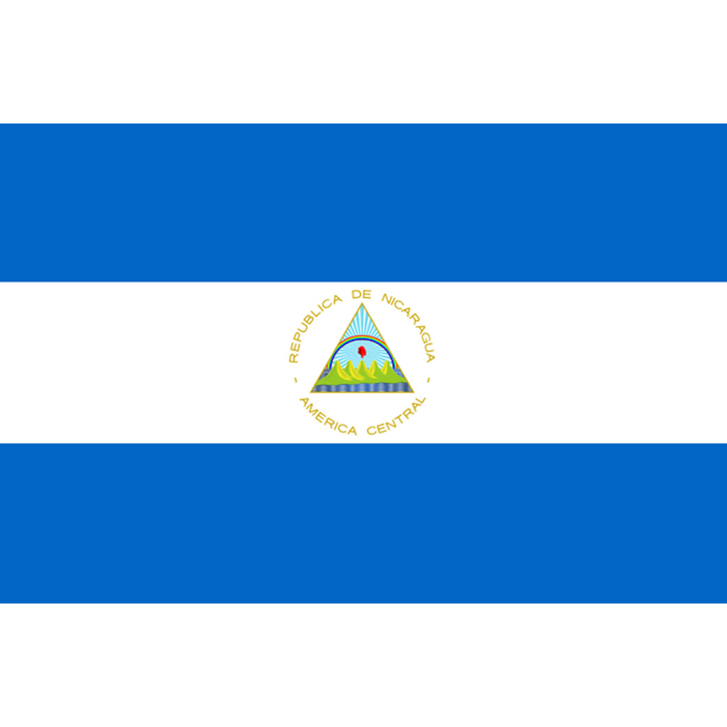Drapeau Nicaragua 19.5x13cm) - Sticker/autocollant