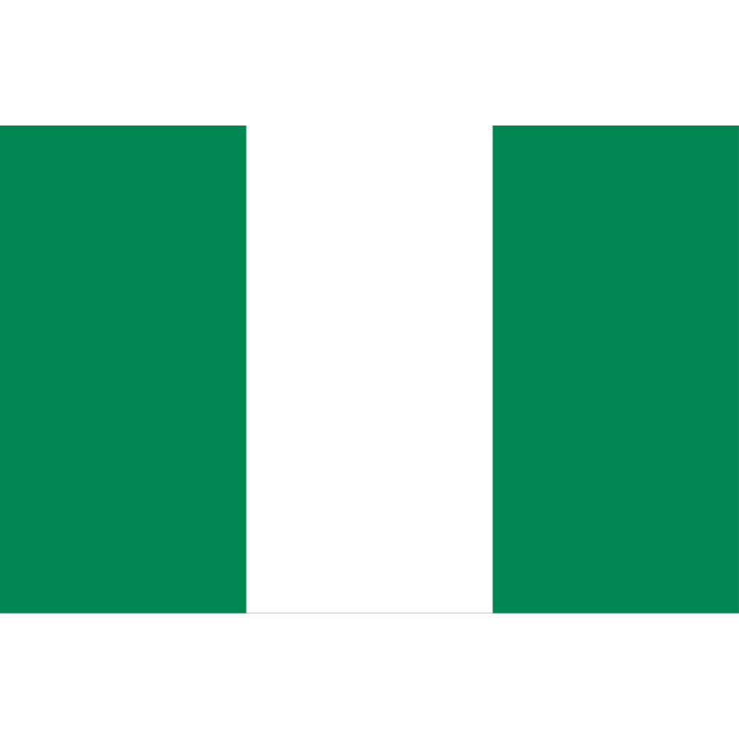 Drapeau Nigeria (15x10cm) - Sticker/autocollant