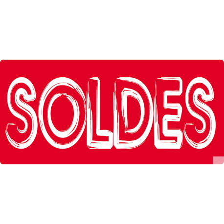 SOLDES R4 - 30x14 cm - Sticker/autocollant