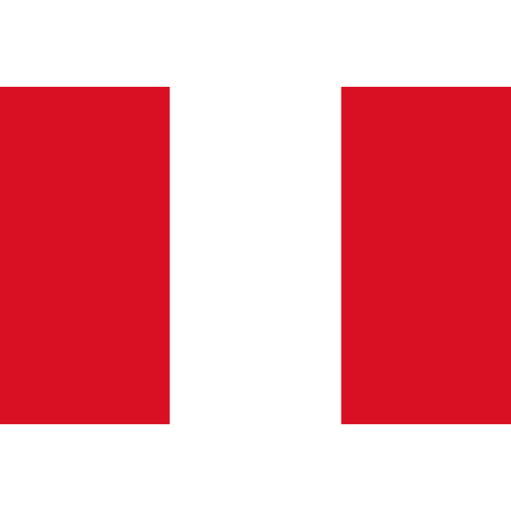 Drapeau Pérou (19.5x13cm) - Sticker/autocollant