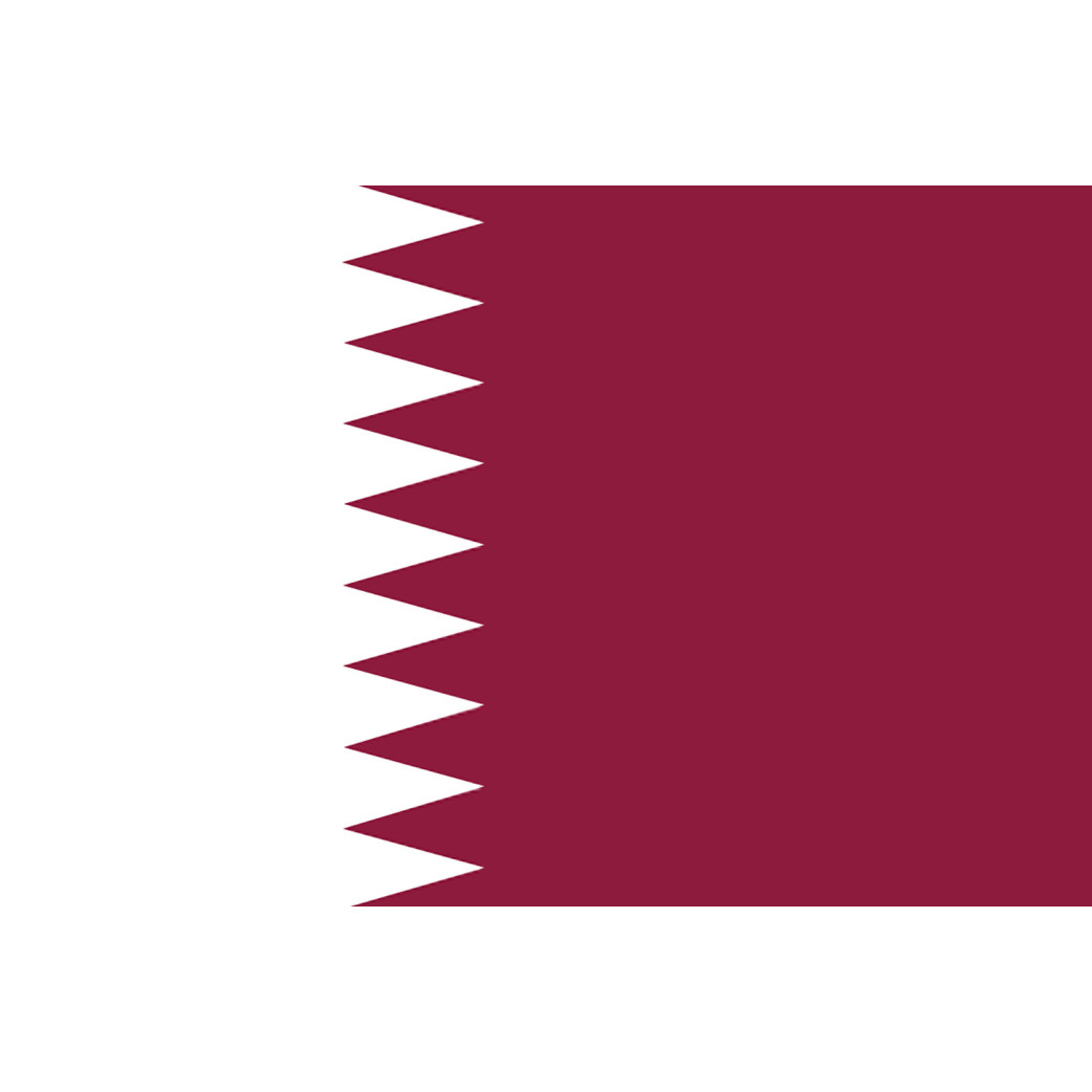 Drapeau Qatar (15x10cm) - Sticker/autocollant