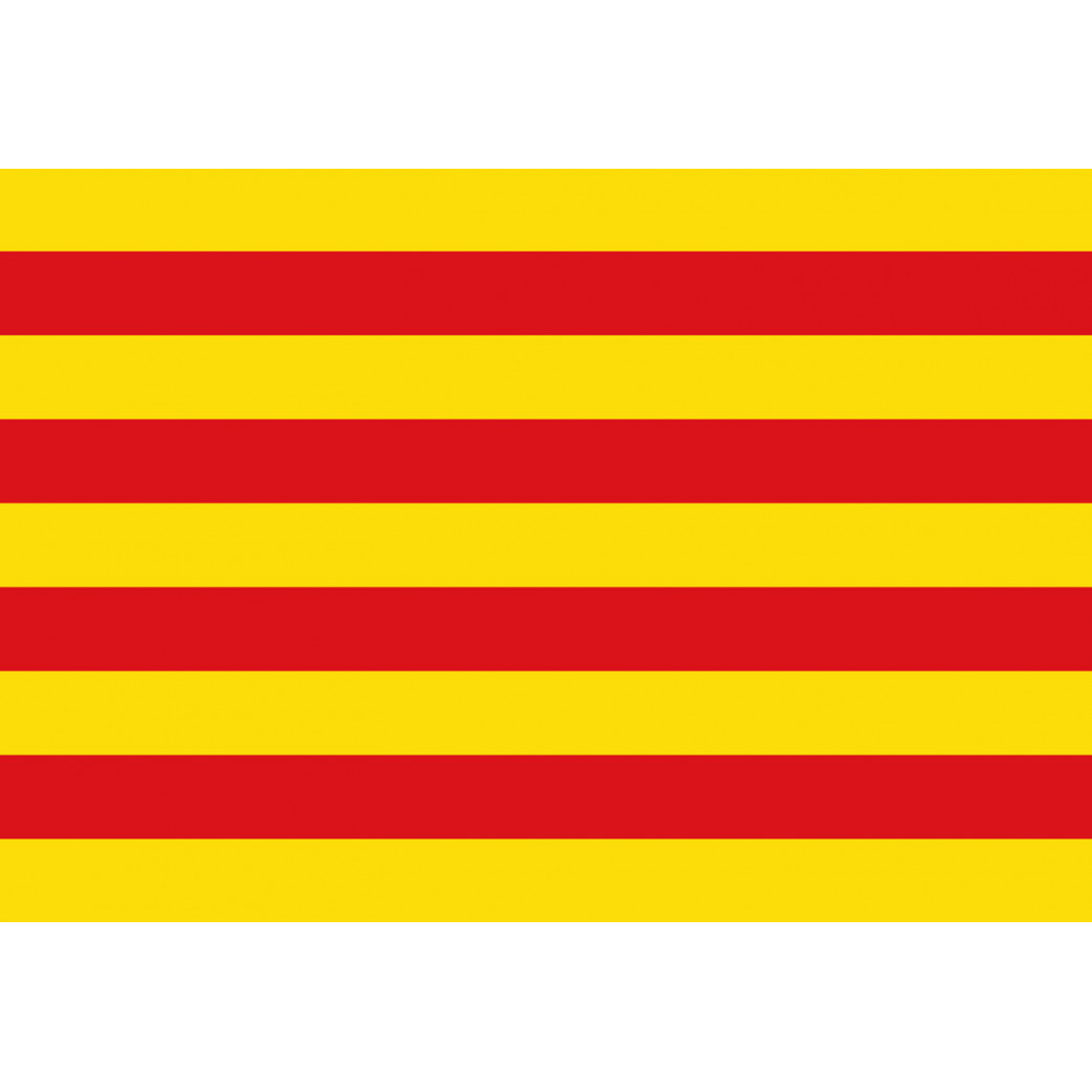 Drapeau Catalan (19.5x13cm) - Sticker/autocollant