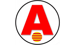 A catalan (15x15cm) - Sticker/autocollant