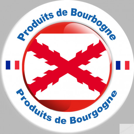 Produit bourguignon (20x20cm) - Sticker/autocollant