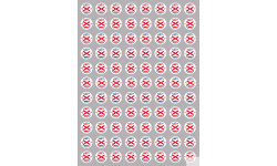 série Produits Bourgogne (88 stickers 2x2cm) - Sticker/autocollant