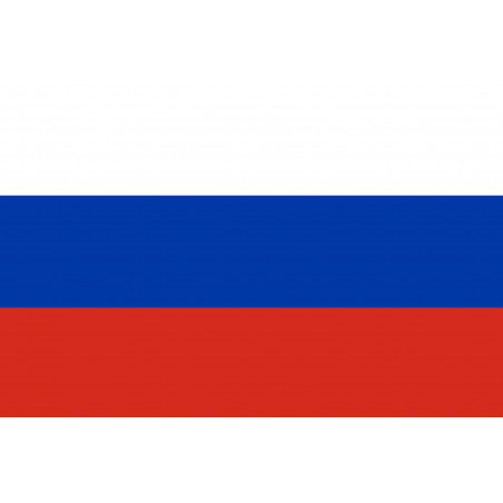 Drapeau Russie (15x10cm) - Sticker/autocollant