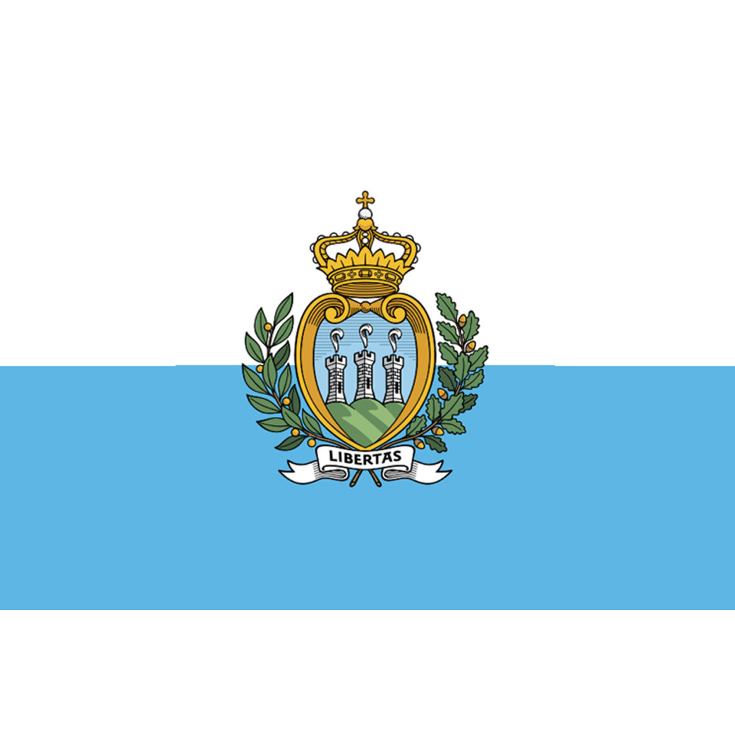 Drapeau Saint-Marin (15x10cm) - Sticker/autocollant