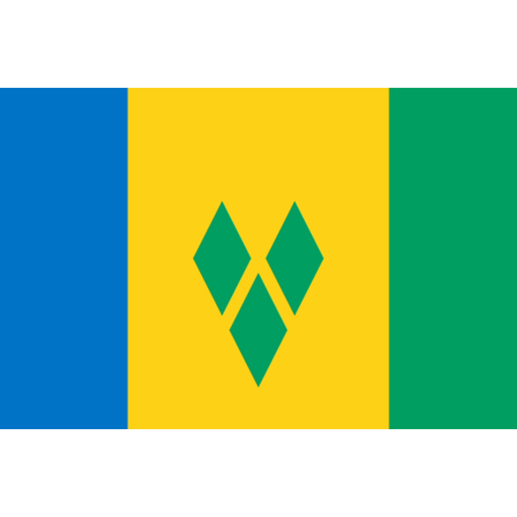Saint-Vincent-et-les-Grenadines (19.5x13cm) - Sticker/autocollant