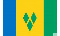 Saint-Vincent-et-les-Grenadines (19.5x13cm) - Sticker/autocollant