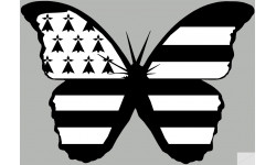 Effet papillon Breton (15x10.5cm) - Sticker/autocollant