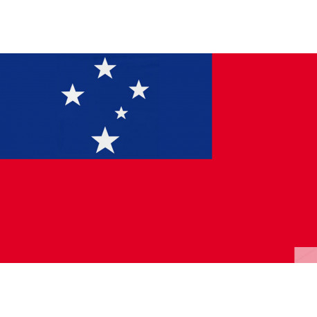 Drapeau Samoa (19.5x13cm) - Sticker/autocollant