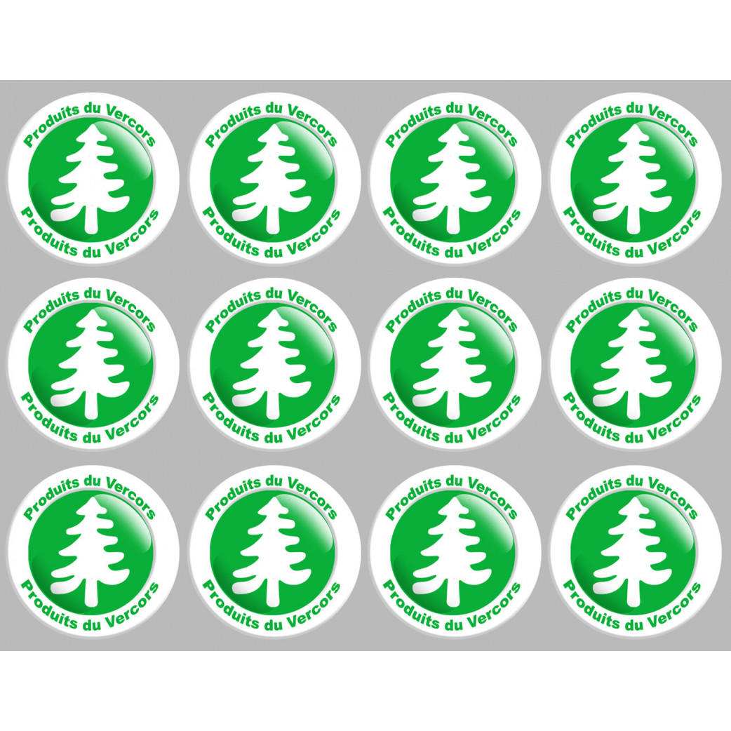 Produits du Vercors (12fois 5cm) - Sticker/autocollant