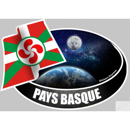PAYS BASQUE (10X14cm) - Sticker/autocollant