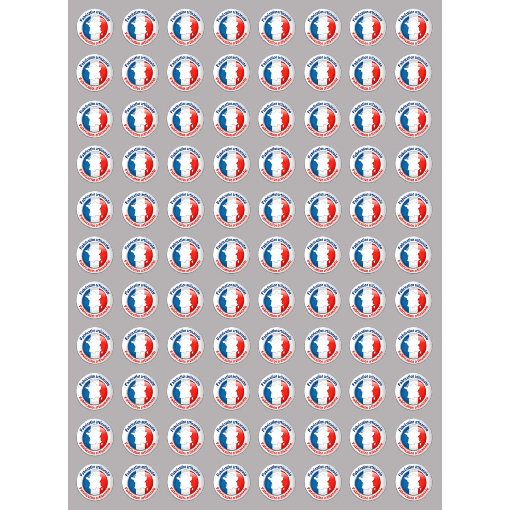 Fabrication artisanale - 88fois 2cm - Sticker/autocollant