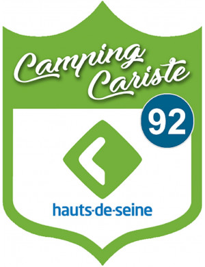 Campingcariste Hauts de Seine 92 - 20x15cm - Sticker/autocollant