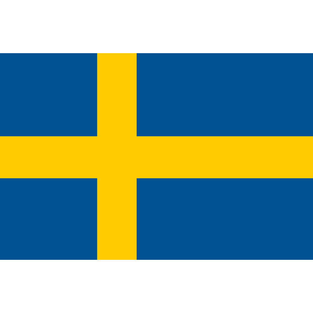 Drapeau Suède (19.5 x 13 cm) - Sticker/autocollant