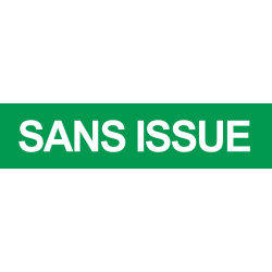 Sans issue vert (15x3.5cm) - Sticker/autocollant