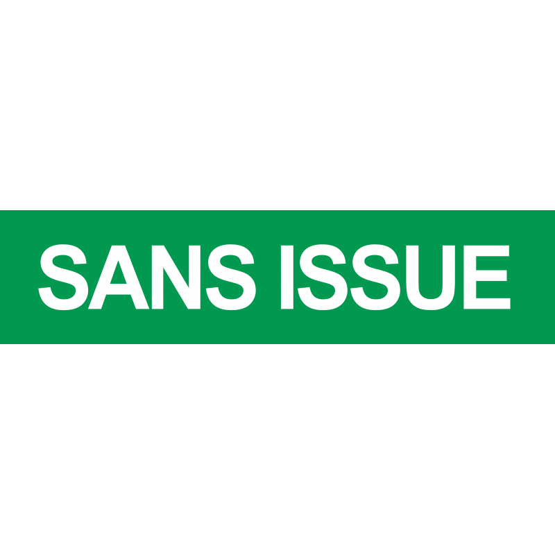 Sans issue vert (15x3.5cm) - Sticker/autocollant