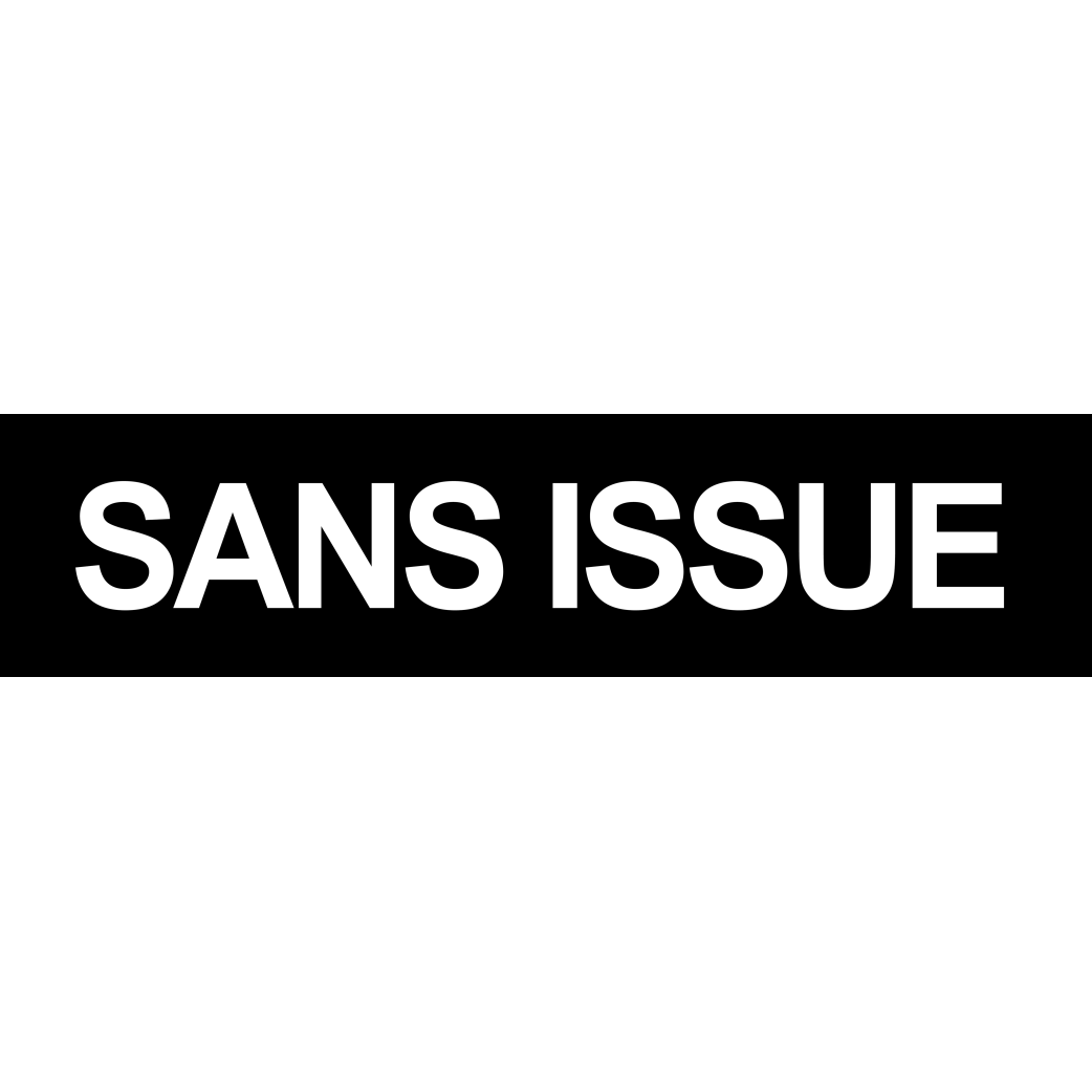Sans issue noir (15x3.5cm) - Sticker/autocollant