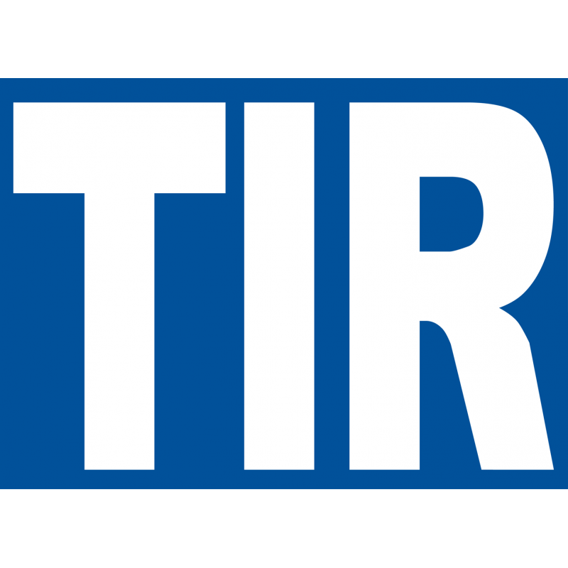 TIR pour transport (14,5x10,5cm) - Sticker/autocollant