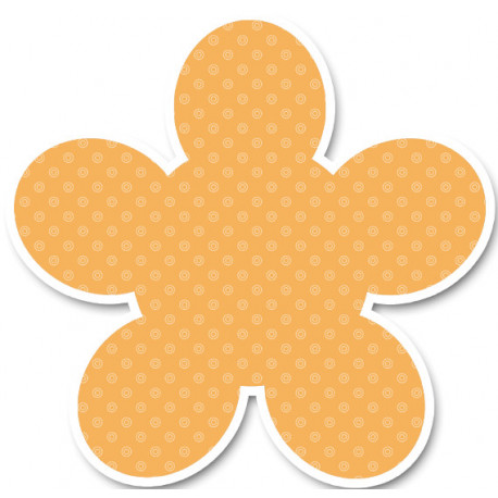 repère jaune (15x14.5cm) - Sticker/autocollant