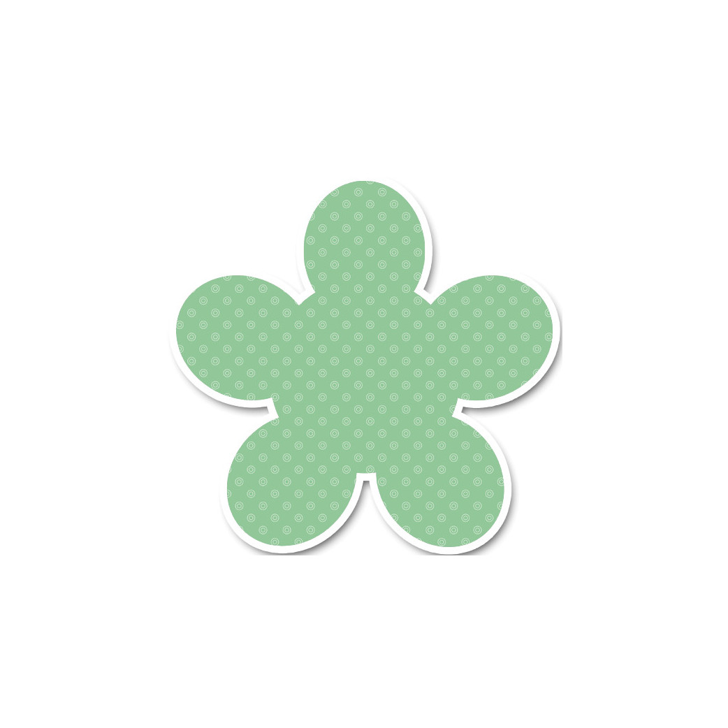 repère vert (15x14.5cm) - Sticker/autocollant