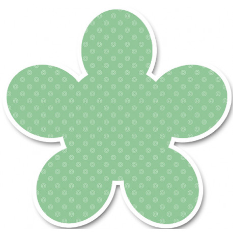 repère vert (5x4.5cm) - Sticker/autocollant