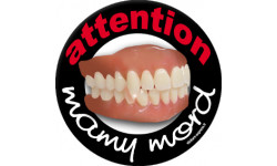 Mamy mord (5x5cm) - Sticker/autocollant