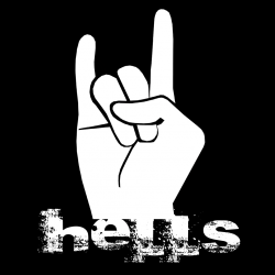 Symbole Hells (10x10cm) - Sticker/autocollant