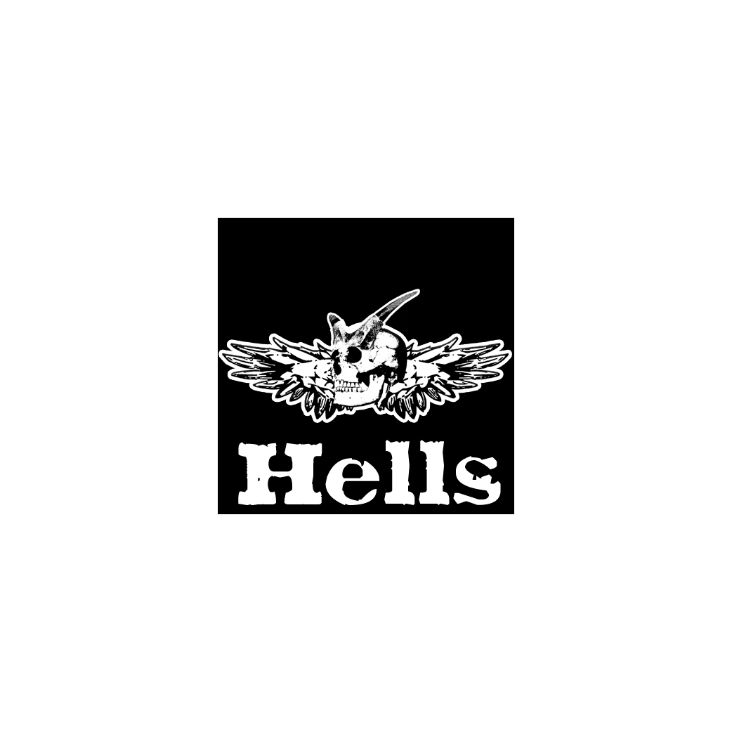 Tête Hells (15x15cm) - Sticker/autocollant