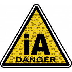 iA danger (5x5cm) - Sticker/autocollant