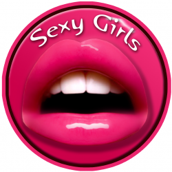 sexy girl (15x15cm) - Sticker/autocollant