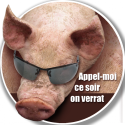 Appel-moi on verrat (15x15cm) - Sticker/autocollant