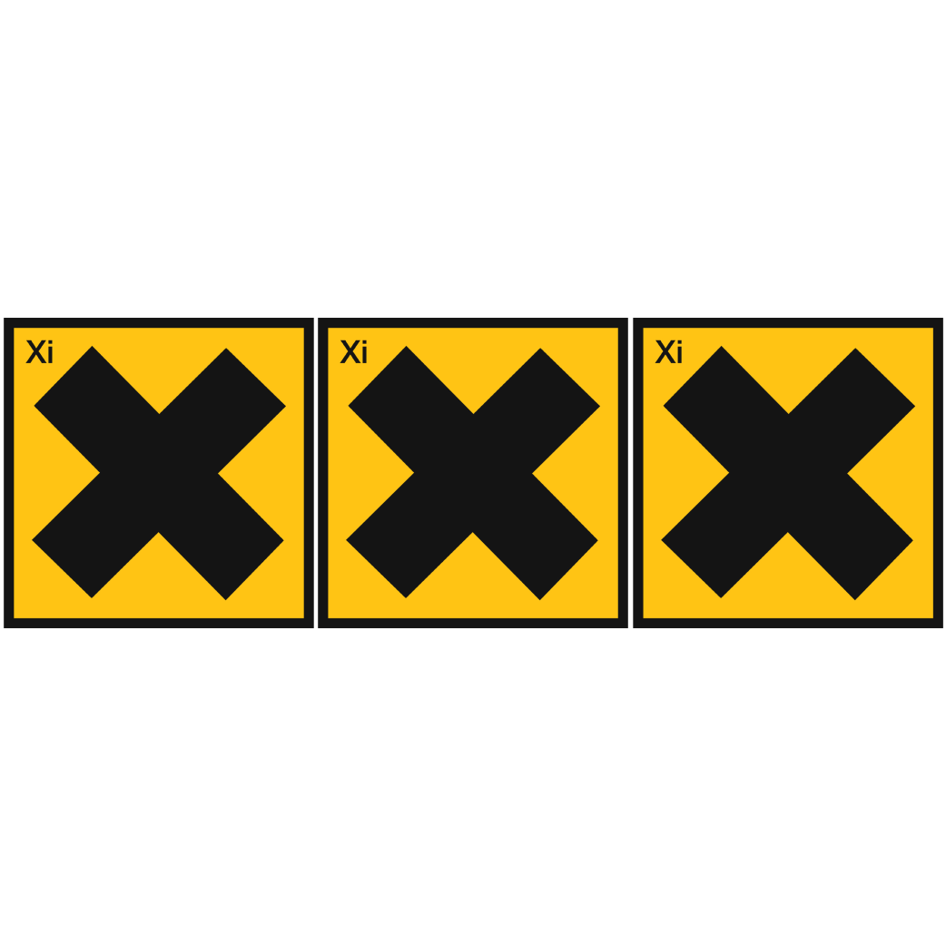 Irritant (3 fois 5x5cm) - Sticker/autocollant