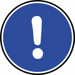 Obligation générale (20cm) - Sticker/autocollant