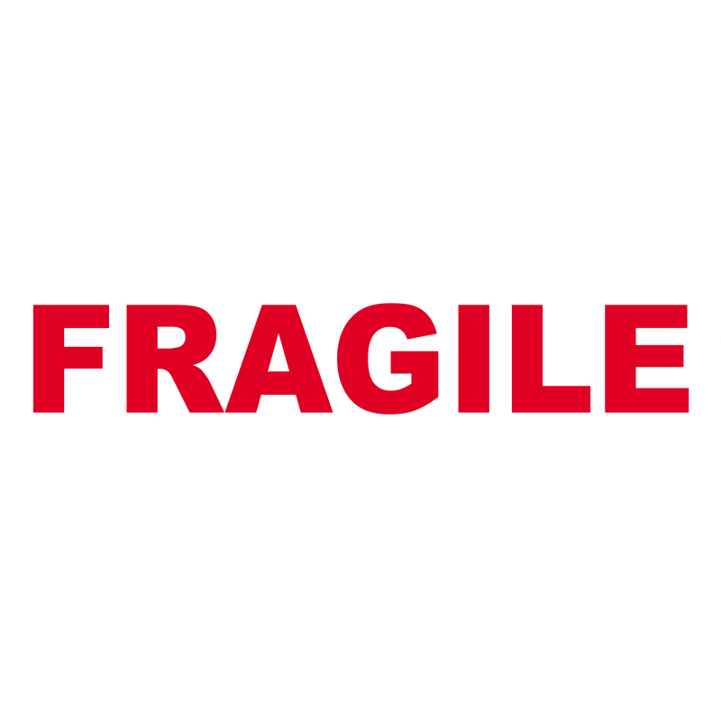 Fragile (15x3cm) - Sticker / autocollant