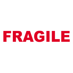 Fragile (30x6cm) - Sticker / autocollant