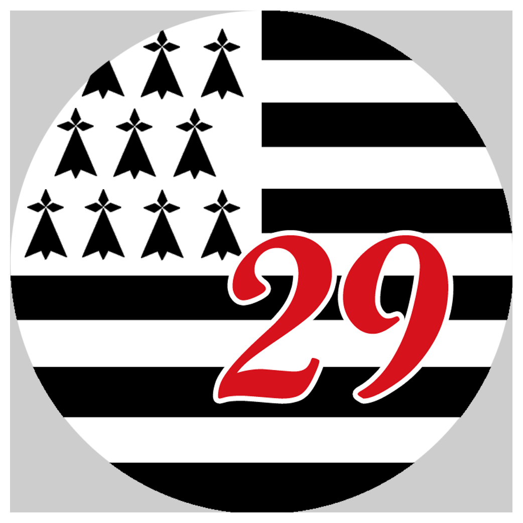 Bretagne finistère - (20x20cm) - Sticker/autocollant