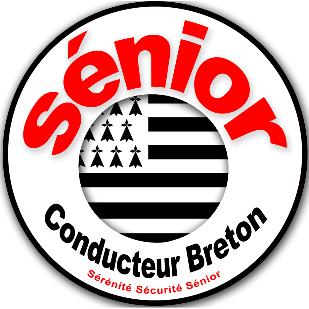 Conducteur Sénior Breton (10x10cm) - Sticker/autocollant