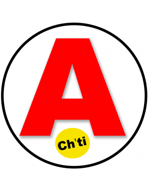 A Ch'ti (15x15cm) - Sticker/autocollant