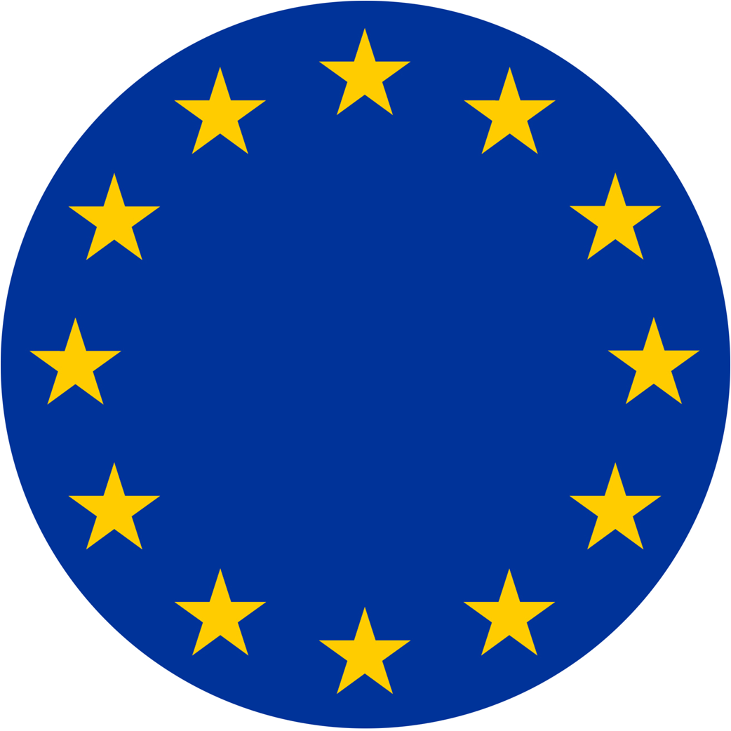 UE - Union Européenne (5x5cm) - Sticker/autocollant