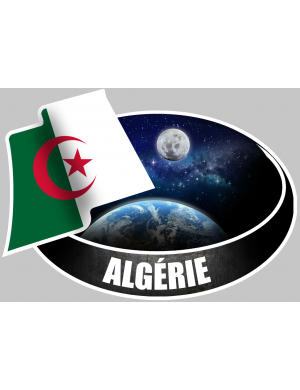 Algérie (10x14cm) - Sticker/autocollant