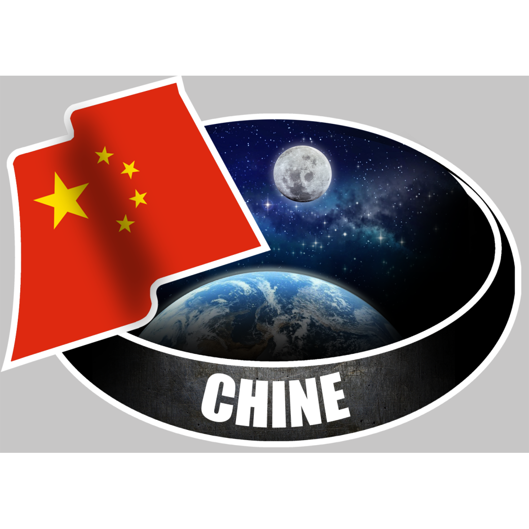 CHINE (10x14cm) - Sticker/autocollant
