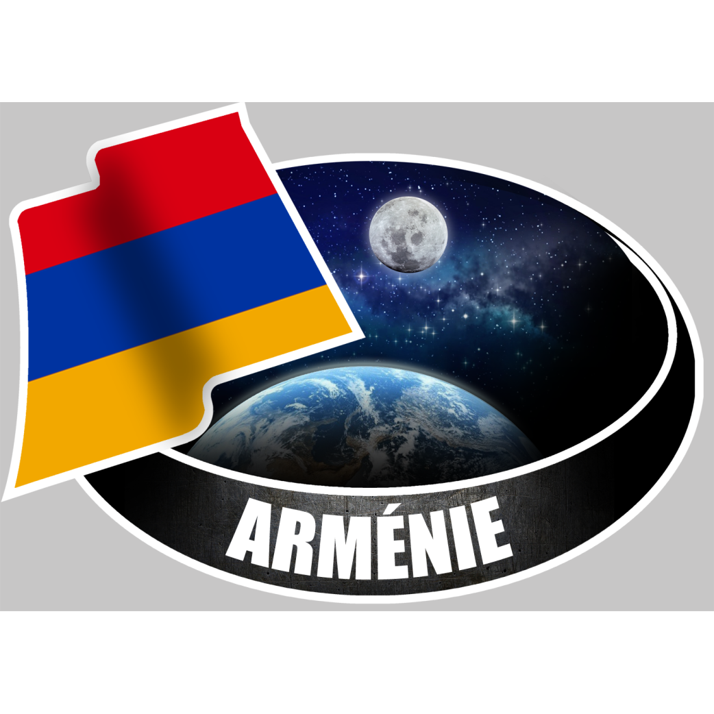 ARMÉNIE (10x14cm) - Sticker/autocollant